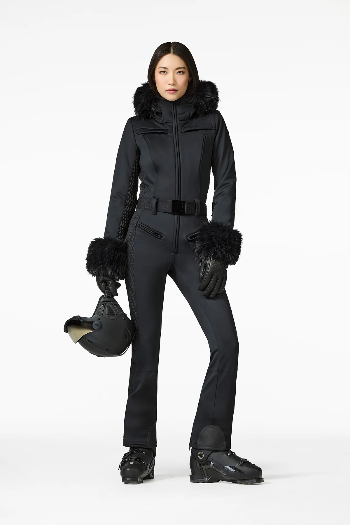 ANGELE ski suit FAUX BORDER