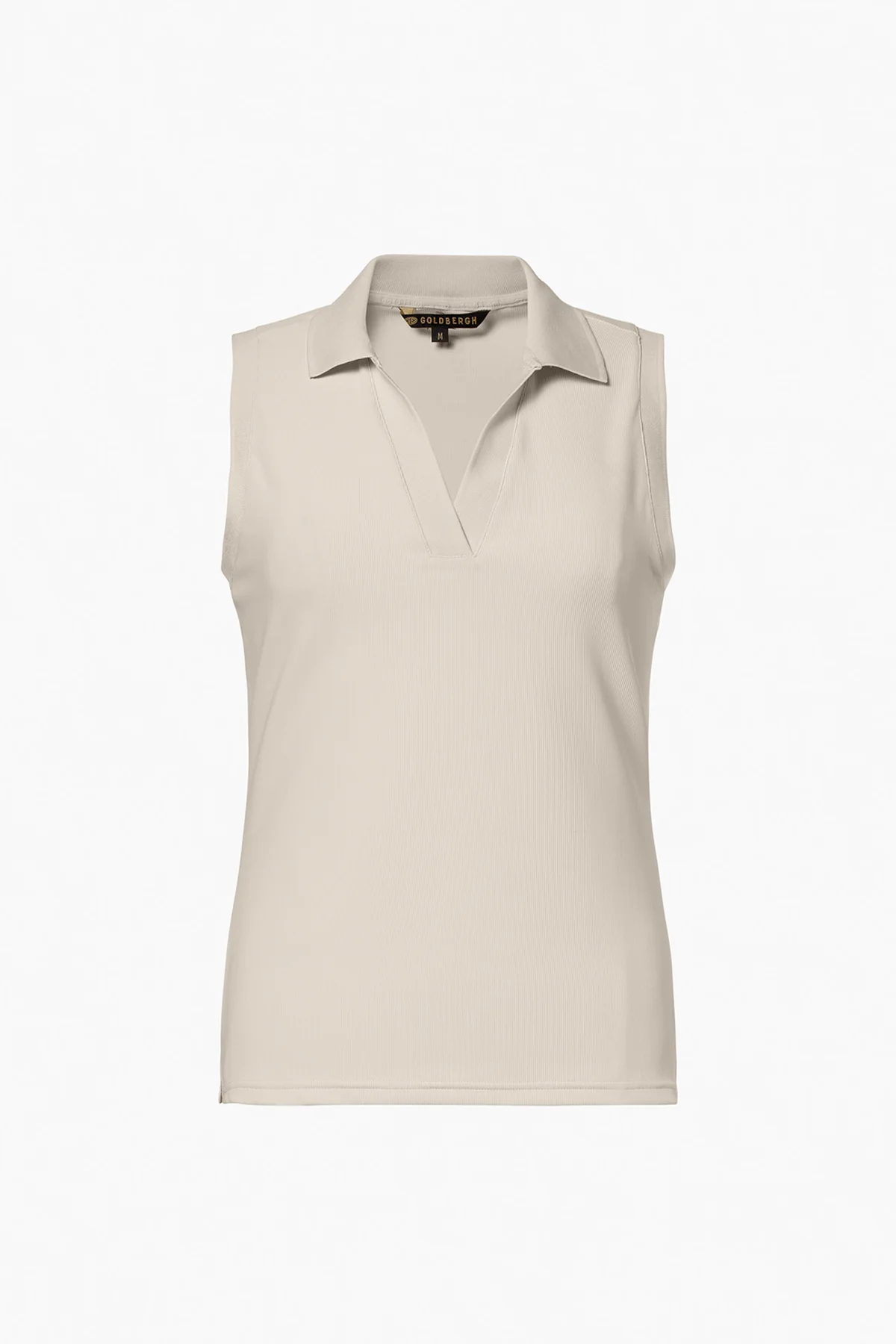 CAROLINE sleeveless polo top - Image 4