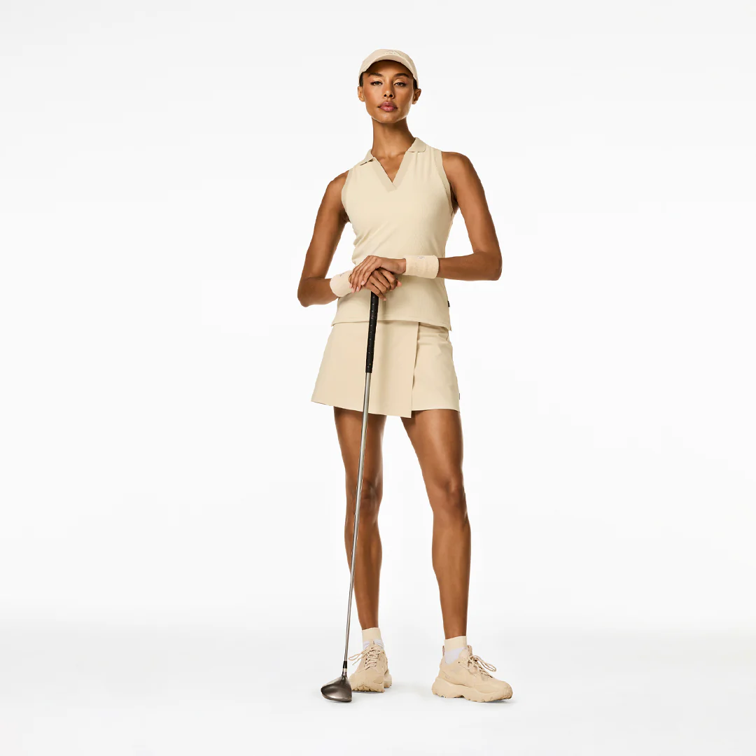 CAROLINE sleeveless polo top - Image 8