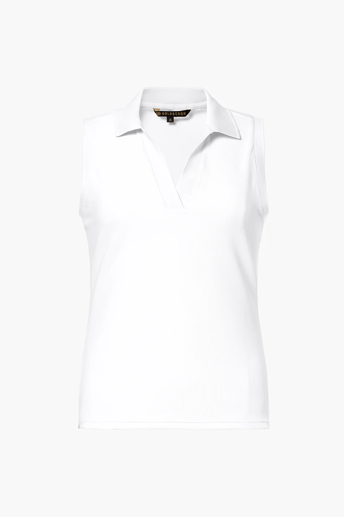 CAROLINE sleeveless polo top - Image 4