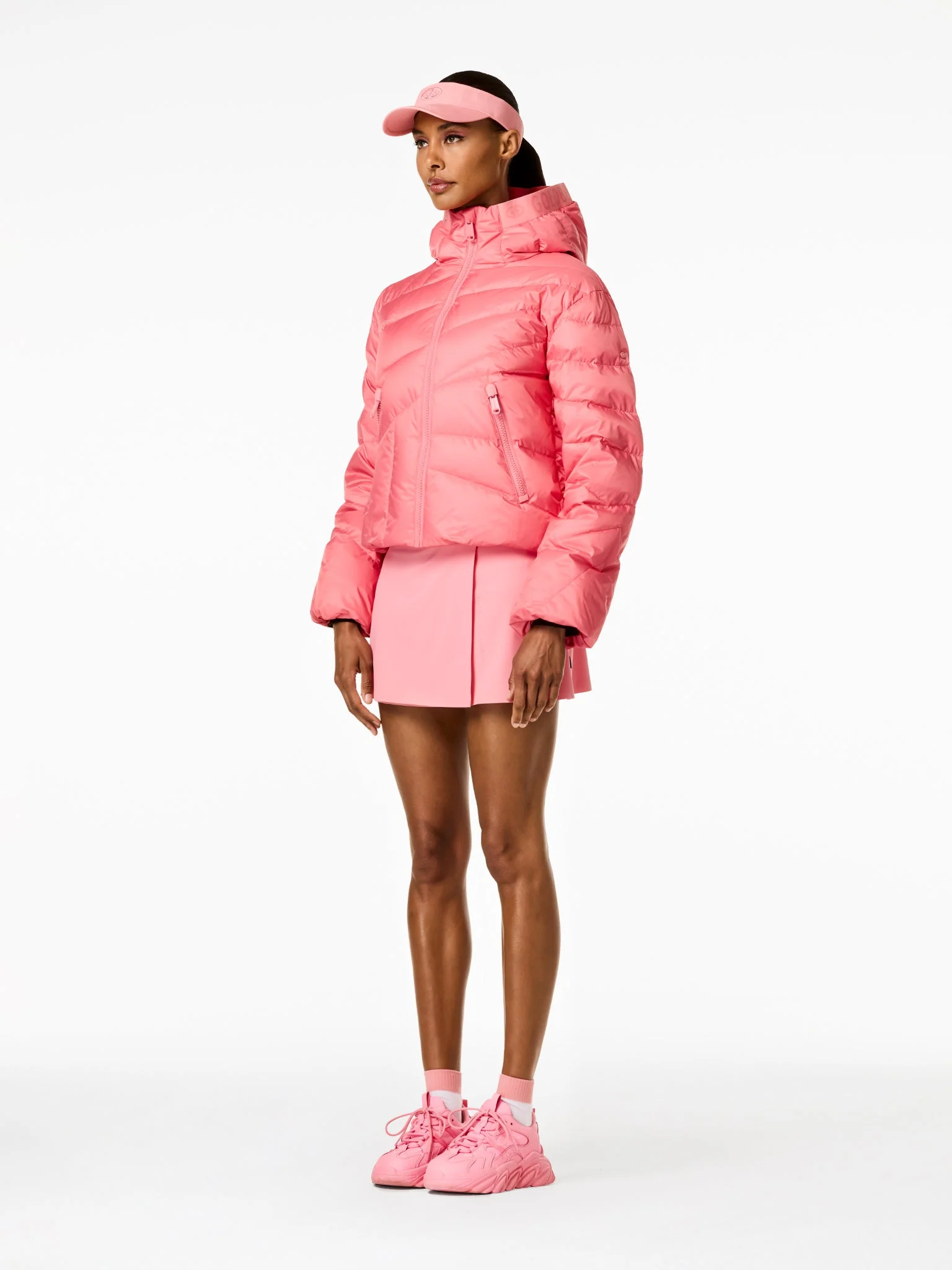 Clemence Salmon Rose Outfit