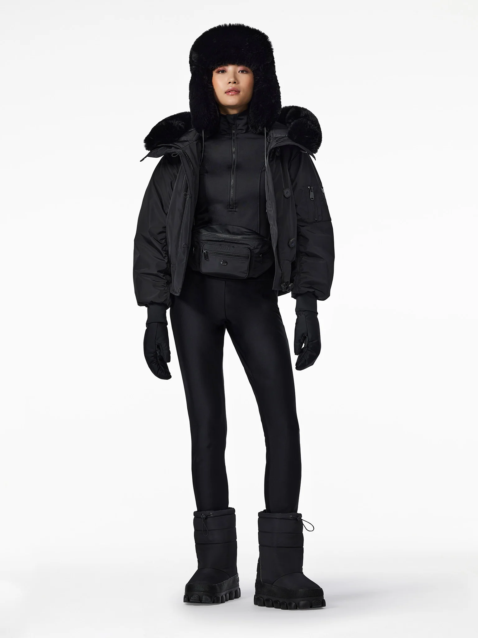 Jeanne Ski Outfit Black